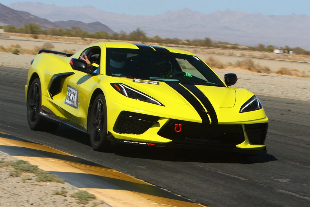 Corvette at Chuckwalla